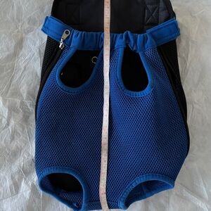 Blue Mesh Pet Carrier Backpack
